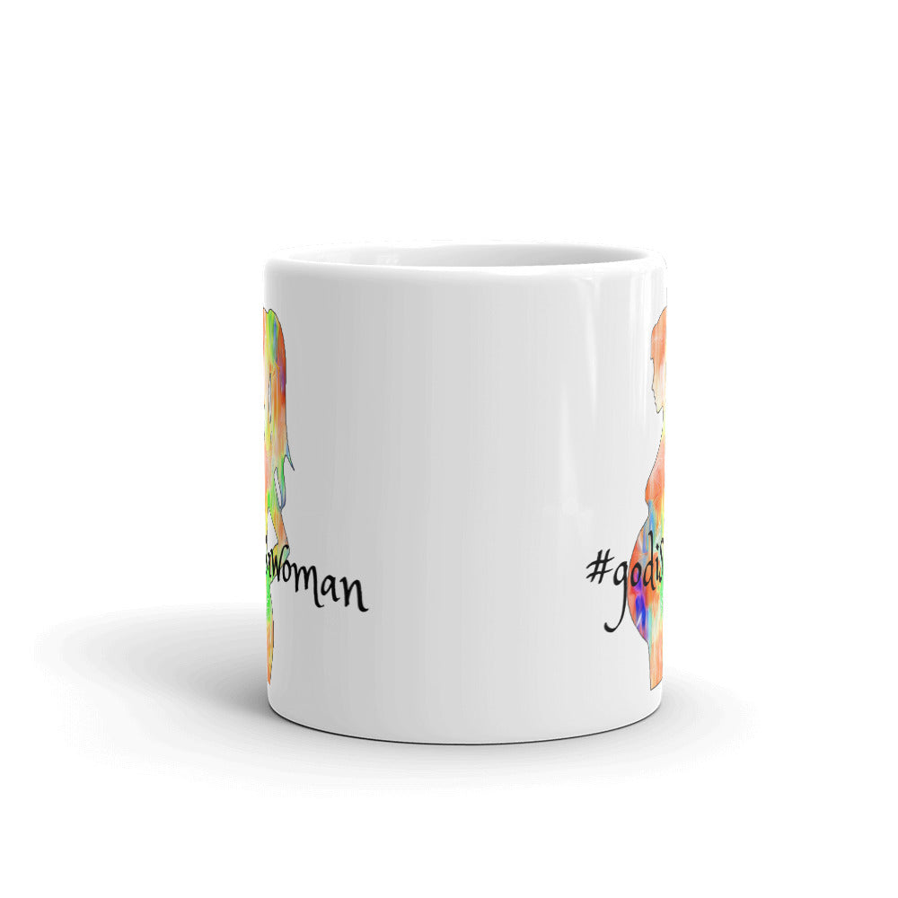 Travel Coffee Mug for Women #godisawoman. Unique everyday travel mug. WickedYo